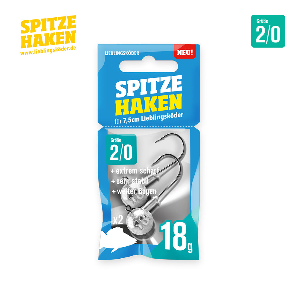 Spitze Haken 2/0