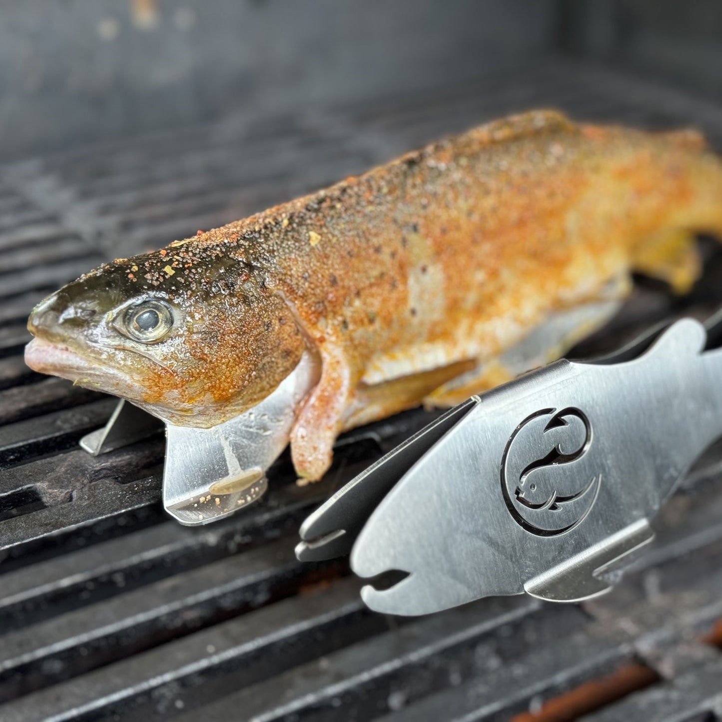 Fischhalter Grillaufsatz für Fisch für Gasgrill oder Backofen