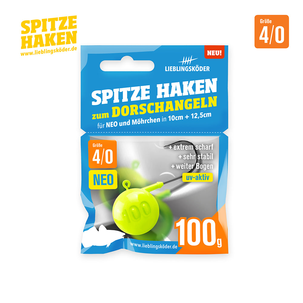 Spitze Haken 4/0