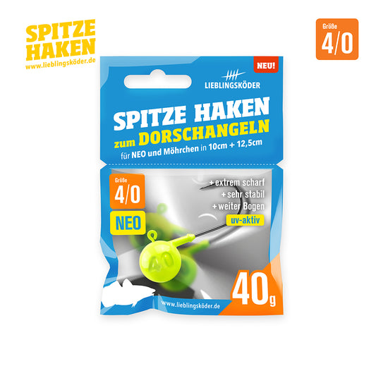 Spitze Haken 4/0