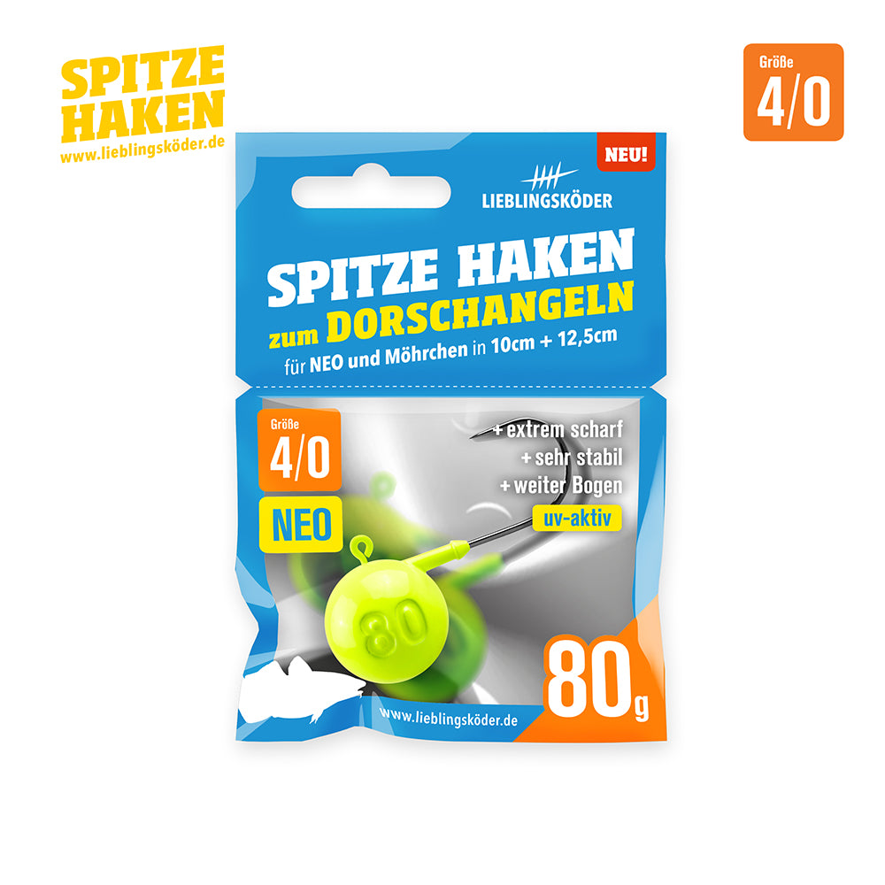 Spitze Haken 4/0
