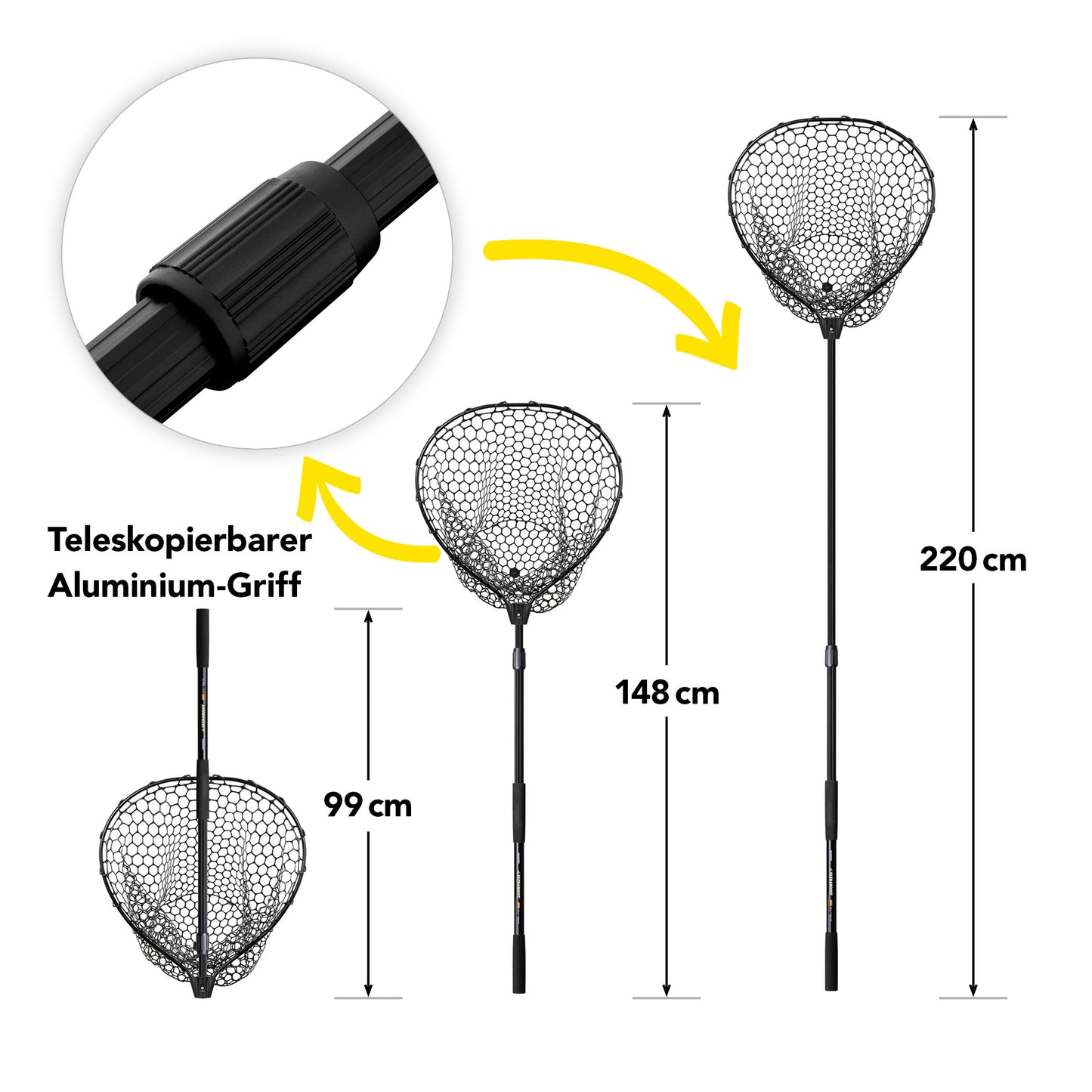Forellen-Kescher Ultraboost Lieblingsköder