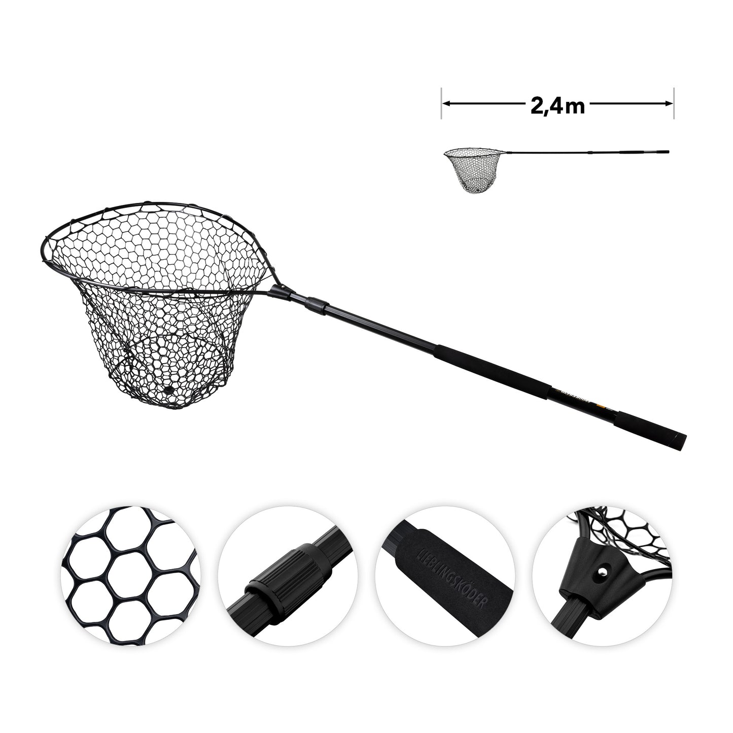 Zander-Kescher Ultraboost Lieblingsköder